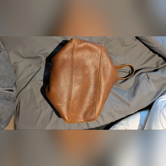 Brown Leather Hobo Shoulder Bag - Picture 6 of 7